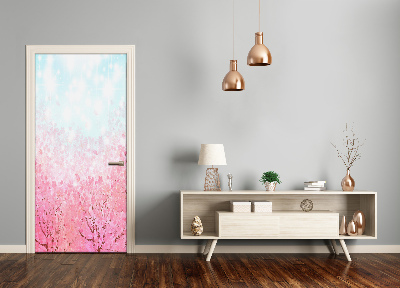Fototapet dörr körsbärsblommor
