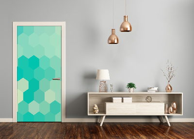 Fototapet dörr Geometrisk bakgrund