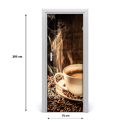 Dörrklistermärke Aromatiskt kaffe