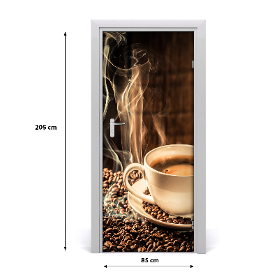 Dörrklistermärke Aromatiskt kaffe