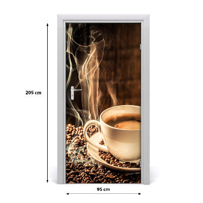 Dörrklistermärke Aromatiskt kaffe