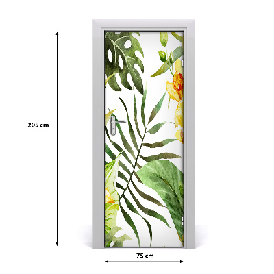Dörrtapet Tropiska blommor