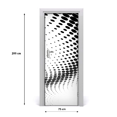 Dörrklistermärke Geometrisk bakgrund