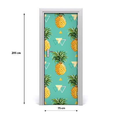 Dörrklistermärke Ananas