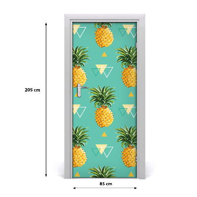 Dörrklistermärke Ananas