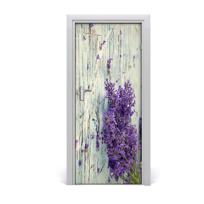 Dörrtapet Lavendel på trä