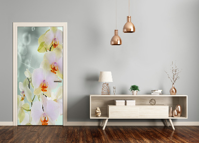 Dörrtapet på dörren Orchid
