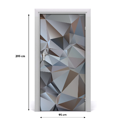 Dörrklistermärke Abstrakta trianglar