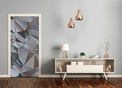 Dörrklistermärke Abstrakta trianglar