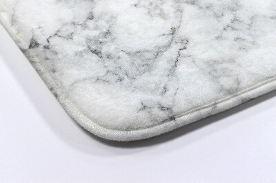 Badrumsmatta Vit marmor