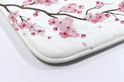 Matta till badrum Japanska körsbärsblommor