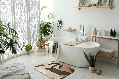 Matta till badrum Tropisk abstraktion