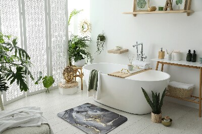 Badrumsmatta Grå marmor