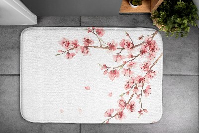 Matta till badrum Japanska blommor