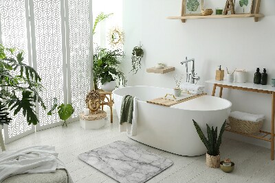 Matta till badrum Grå marmor