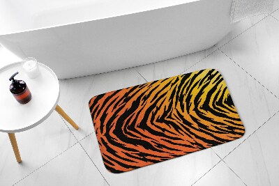 Mönstrad badrumsmatta Randig tiger