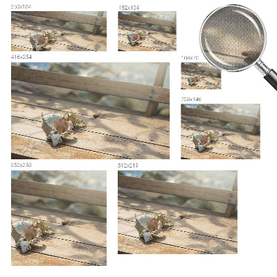 Självhäftande fototapet Avkopplande scen