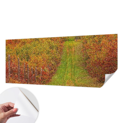 Fototapet barnrum med motiv i höstfärger