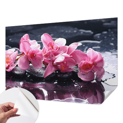 Självhäftande fotovägg Blommig elegans