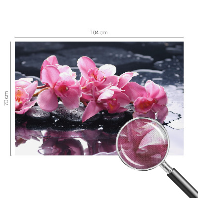 Självhäftande fotovägg Blommig elegans