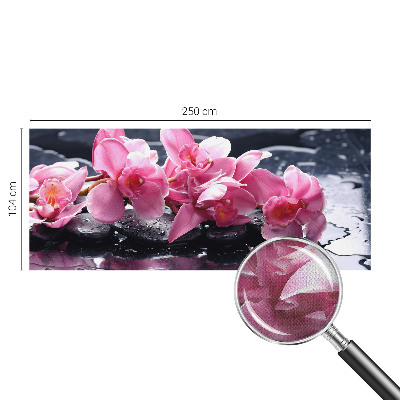 Självhäftande fotovägg Blommig elegans