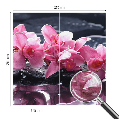 Självhäftande fotovägg Blommig elegans