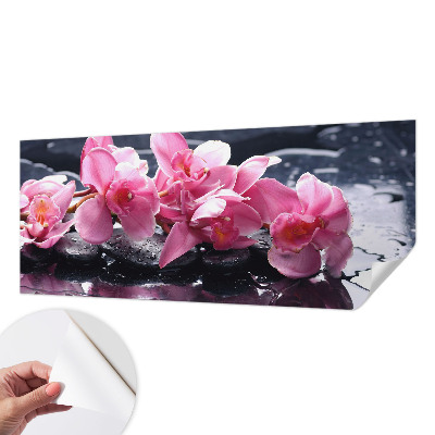 Självhäftande fotovägg Blommig elegans