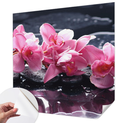 Självhäftande fotovägg Blommig elegans