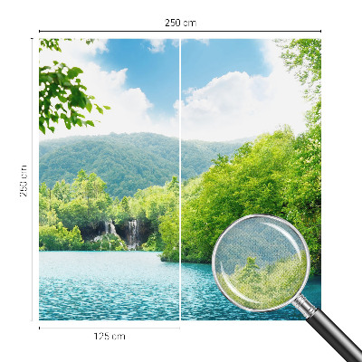 Fototapet barn Naturligt vattenfall