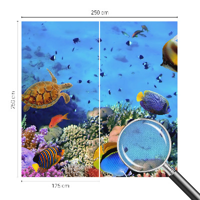 3D fototapet Korallrev