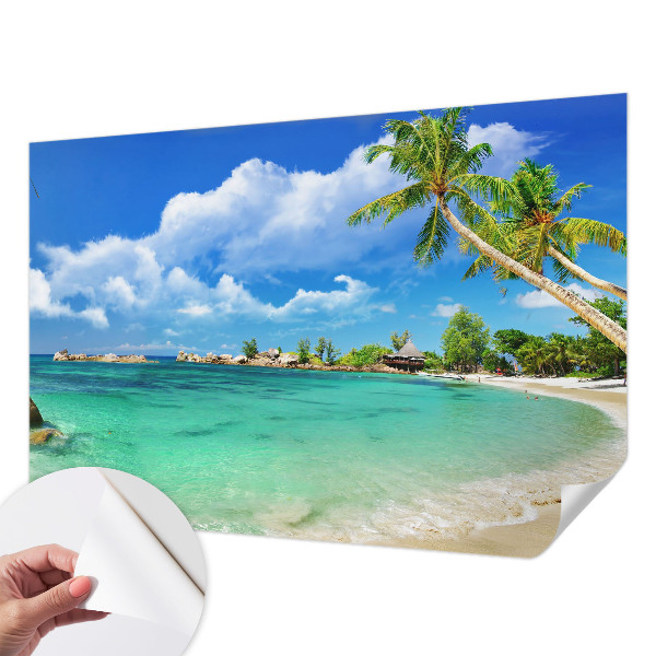 Fototapet barn med motiv av ett tropiskt paradis