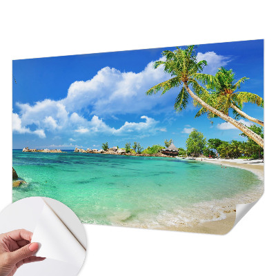 Fototapet barn med motiv av ett tropiskt paradis