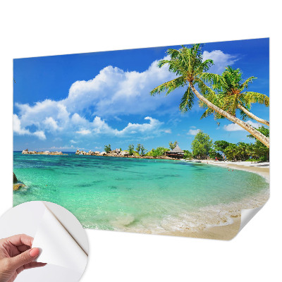 Fototapet barn med motiv av ett tropiskt paradis