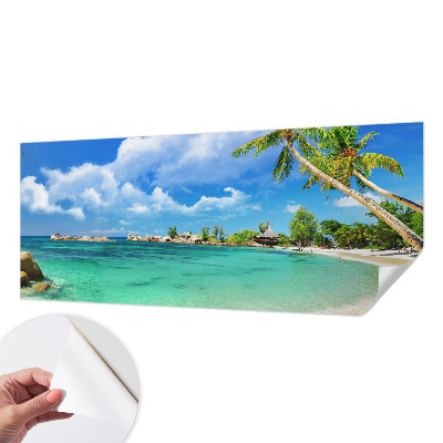 Fototapet barn med motiv av ett tropiskt paradis