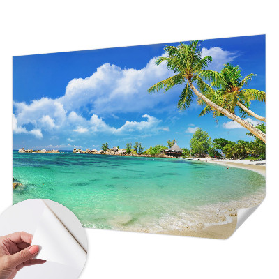 Fototapet barn med motiv av ett tropiskt paradis