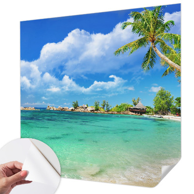 Fototapet barn med motiv av ett tropiskt paradis