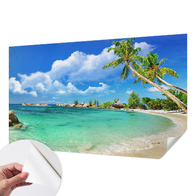 Fototapet barn med motiv av ett tropiskt paradis