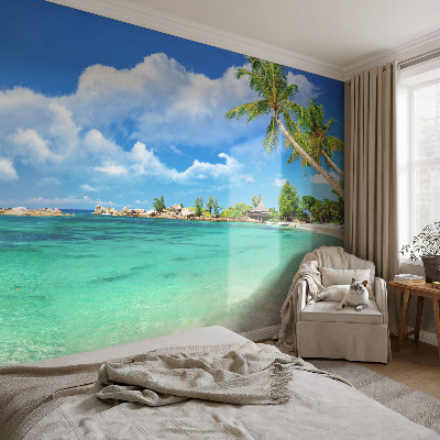 Fototapet barn med motiv av ett tropiskt paradis