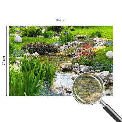 Peel and stick fototapet Idyllisk trädgård