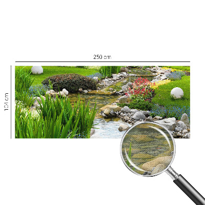 Peel and stick fototapet Idyllisk trädgård