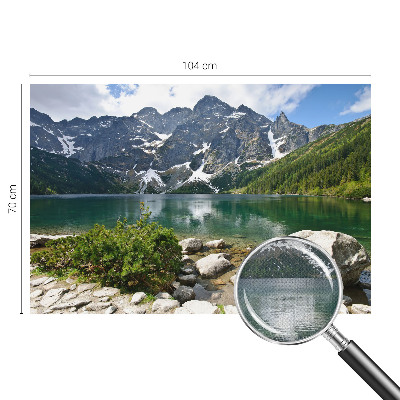 3D fototapet med motiv av Bergsjö