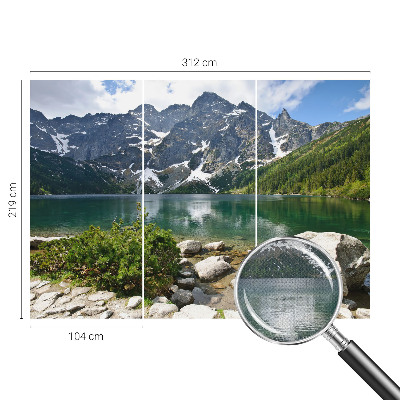 3D fototapet med motiv av Bergsjö