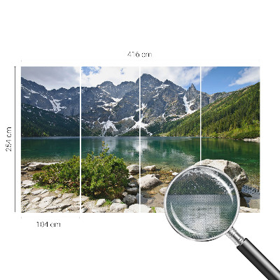 3D fototapet med motiv av Bergsjö