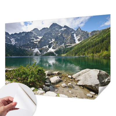 3D fototapet med motiv av Bergsjö
