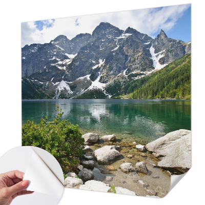 3D fototapet med motiv av Bergsjö