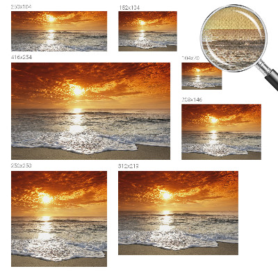 Fototapet barnrum Havsvågor