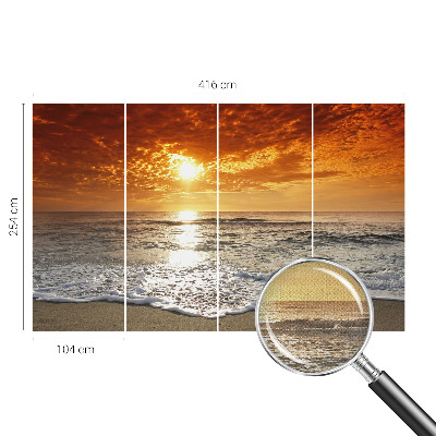 Fototapet barnrum Havsvågor