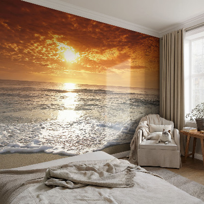 Fototapet barnrum Havsvågor