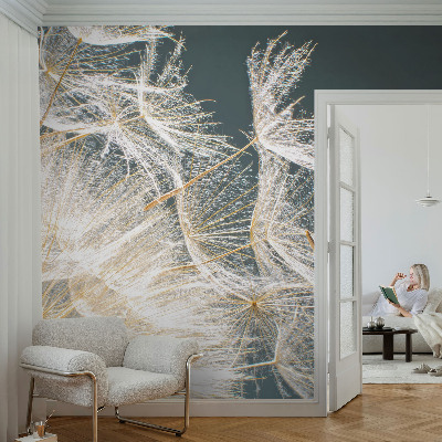Fototapet barn med motiv av en maskros som symboliserar lätthet