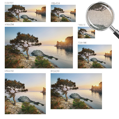Peel and stick fototapet med motiv av en fridfull natur